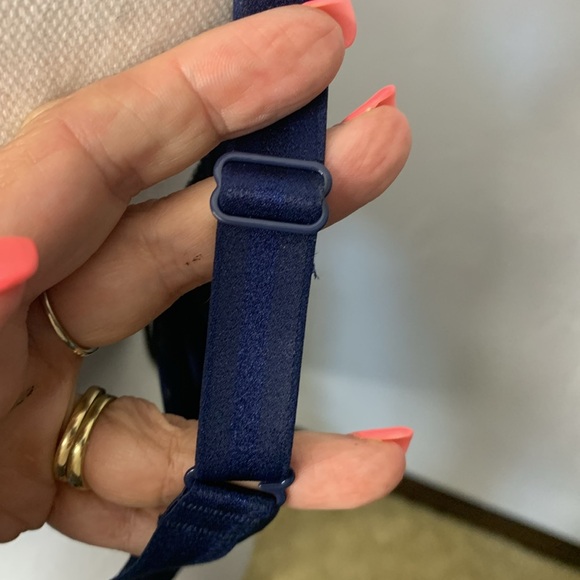 Understance NWT Ivy Smooth Lace Full Coverage Flex Wire Navy Blue Bra Size 36WW - Picture 10 of 11